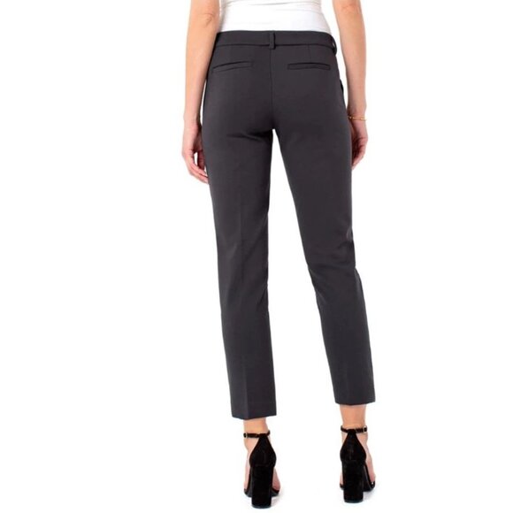 EUC Women's LIVERPOOL Kelsey Trouser Stretch Ponte‎ Pant Black | Size 10/30 P - Picture 2 of 10